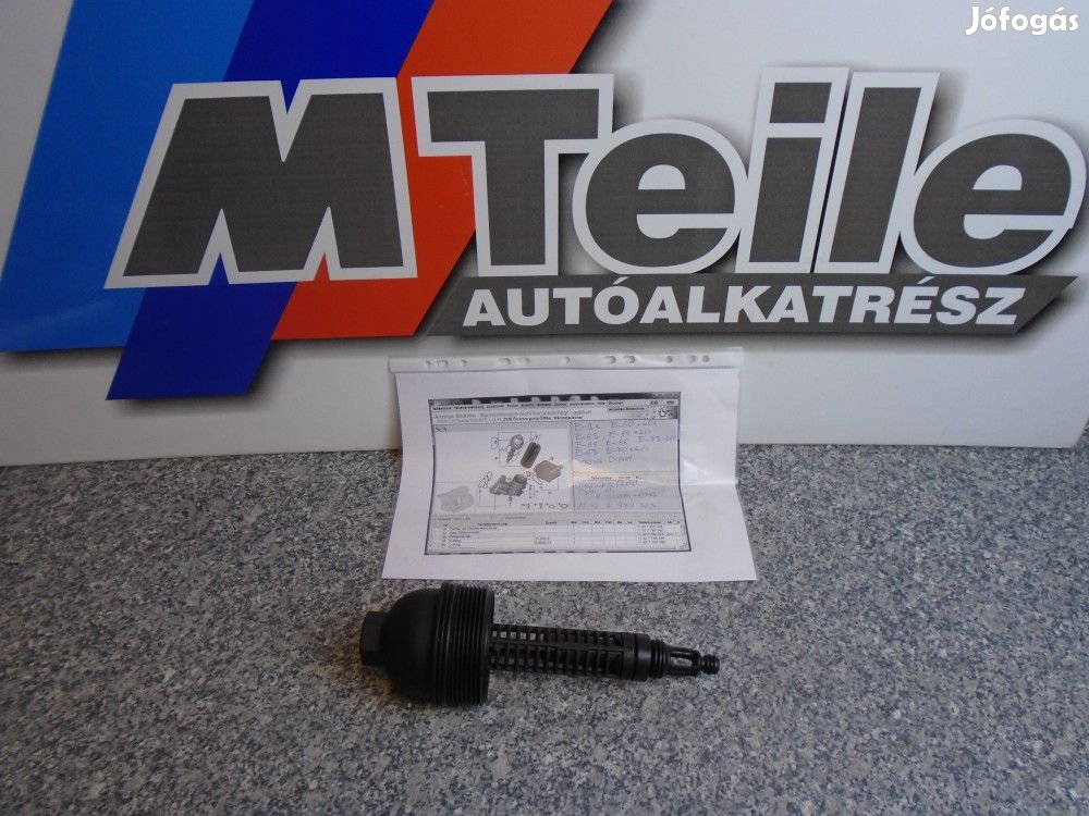 [GYÁRI ÚJ] BMW - Oljaszűrőház fedél / E9x, E60+LCI , E63, E64+LCI , E